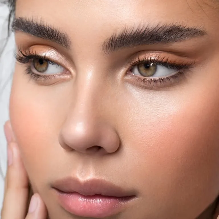 زن جوان با ابروهای پرپشت و زیبا - کاشت ابرو