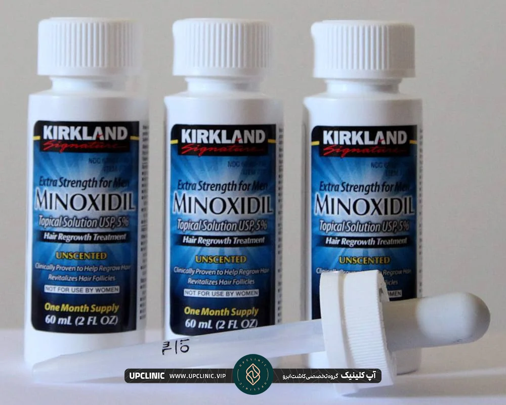 عکس شیشه های ماینوکسیدیل