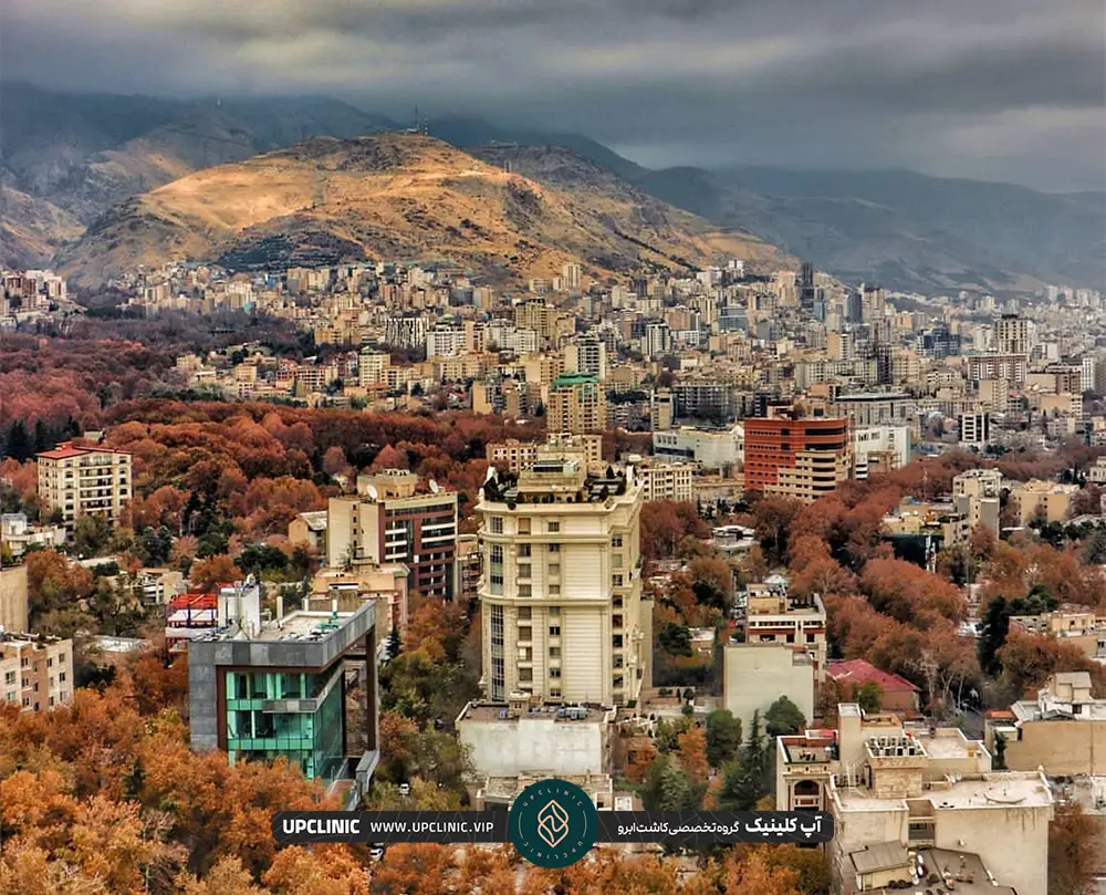 عکس از شمال تهران