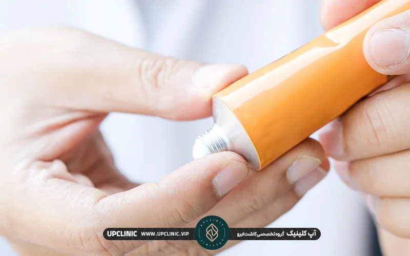 مصرف پماد بعد از کاشت ابرو