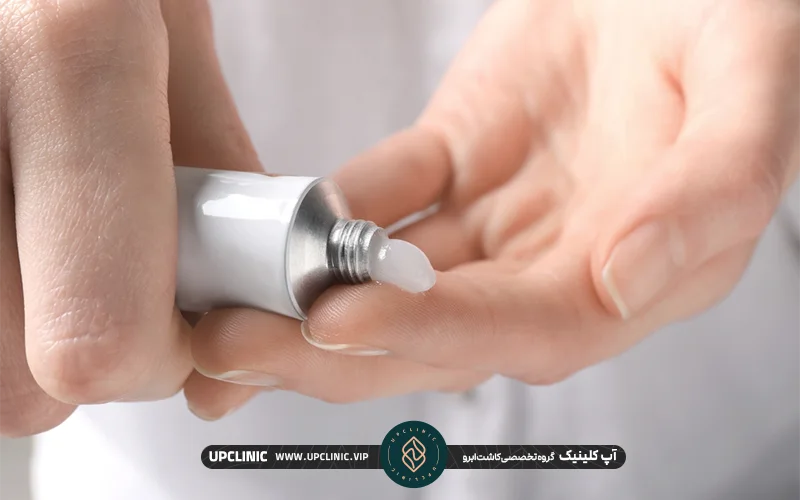 مصرف پماد بعد از کاشت ابرو